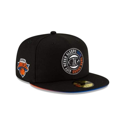 New York Knicks Gorra | New Era NBA City Edition 59fifty Fitted Cap Mexico - Azules